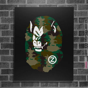 Shirts Posters / 4"x6" / Black A Bathing Oozaru