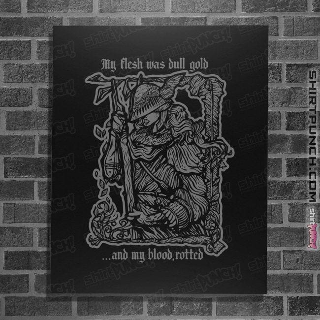 Daily_Deal_Shirts Posters / 4"x6" / Black Blade of Miquella