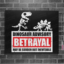 Load image into Gallery viewer, Daily_Deal_Shirts Posters / 4&quot;x6&quot; / Black Betrayal Warning
