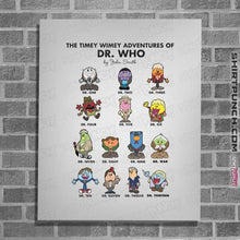 Load image into Gallery viewer, Daily_Deal_Shirts Posters / 4&quot;x6&quot; / White The Timey Wimey Adventures of the Doctor

