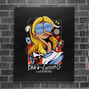 Secret_Shirts Posters / 4"x6" / Black Loathing In Wonderland