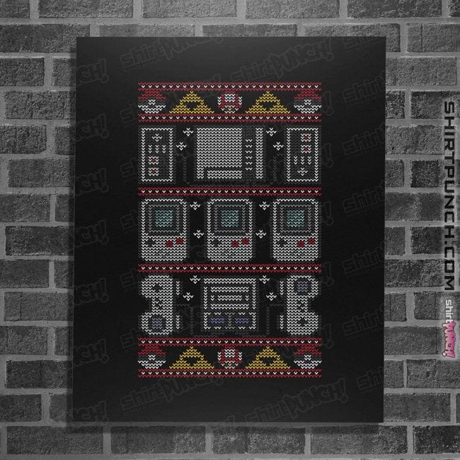 Secret_Shirts Posters / 4"x6" / Black Nintendmas