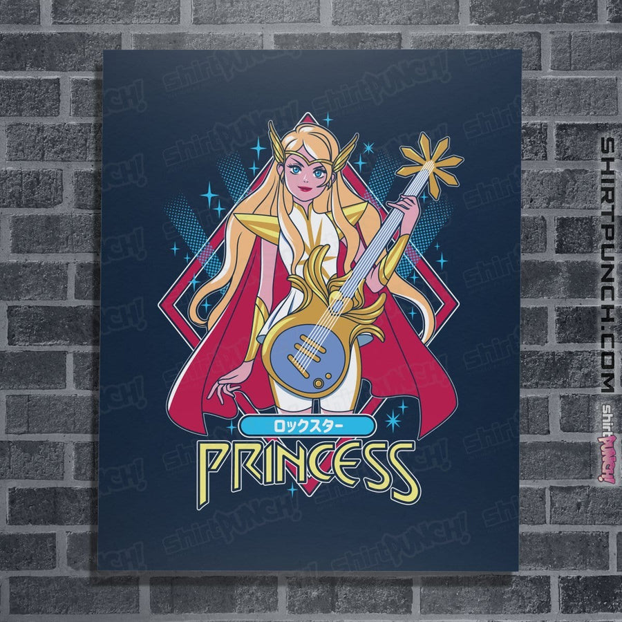 Shirts Posters / 4"x6" / Navy Etherian Rockstar