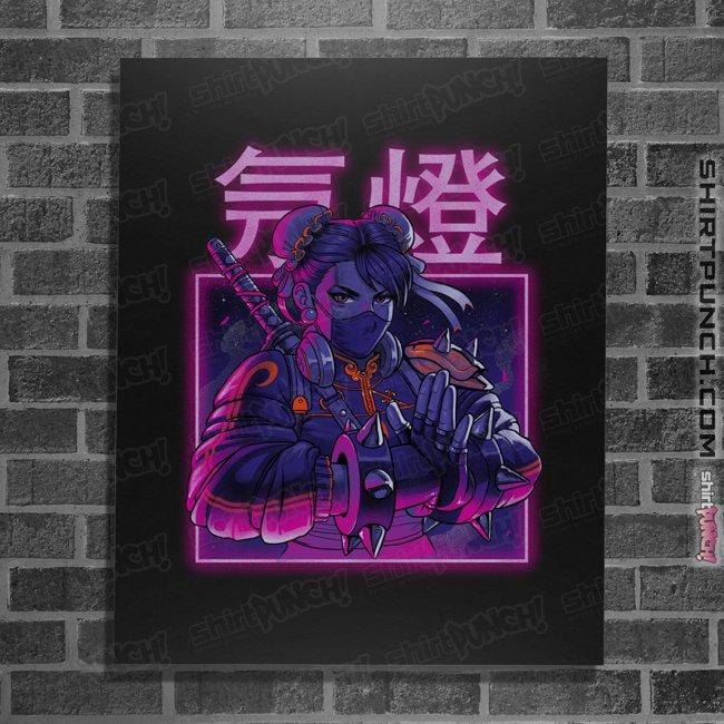 Shirts Posters / 4"x6" / Black Neon Spring