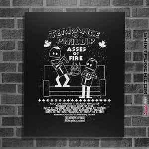 Shirts Posters / 4"x6" / Black Terrance & Phillip