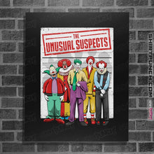 Load image into Gallery viewer, Shirts Posters / 4&quot;x6&quot; / Black The Unusual Suspects
