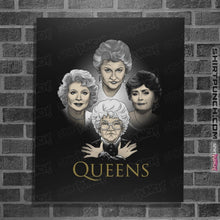 Load image into Gallery viewer, Shirts Posters / 4&quot;x6&quot; / Black Golden Queens
