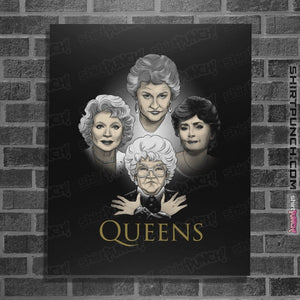 Shirts Posters / 4"x6" / Black Golden Queens