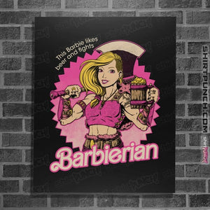 Daily_Deal_Shirts Posters / 4"x6" / Black Barbarian Doll