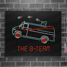 Load image into Gallery viewer, Shirts Posters / 4&quot;x6&quot; / Black B-Team Van
