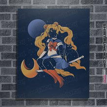 Load image into Gallery viewer, Daily_Deal_Shirts Posters / 4&quot;x6&quot; / Navy Cosmic Sailor
