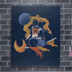 Daily_Deal_Shirts Posters / 4"x6" / Navy Cosmic Sailor
