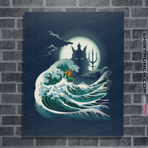 Shirts Posters / 4"x6" / Navy The Wave Of Atlantis