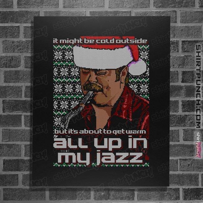 Secret_Shirts Posters / 4"x6" / Black All Up In My Jazz