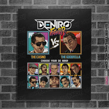 Load image into Gallery viewer, Shirts Posters / 4&quot;x6&quot; / Black Deniro Fighter
