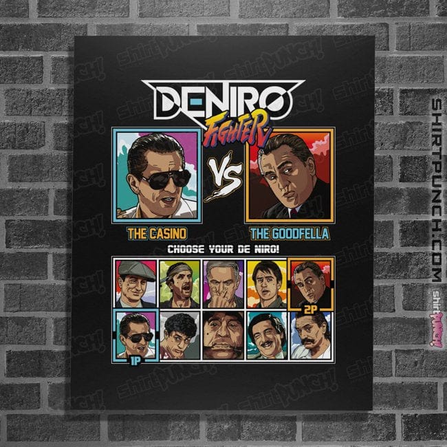 Shirts Posters / 4"x6" / Black Deniro Fighter