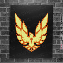 Load image into Gallery viewer, Shirts Posters / 4&quot;x6&quot; / Black Dark Phoenix Firebird
