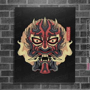 Shirts Posters / 4"x6" / Black Nightbrother Oni Mask
