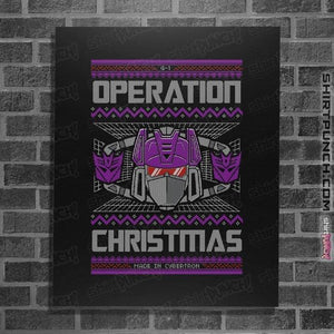 Shirts Posters / 4"x6" / Black Operation Christmas