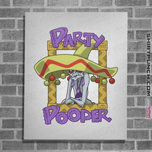 Load image into Gallery viewer, Shirts Posters / 4&quot;x6&quot; / White Party Pooper
