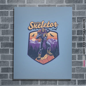 Shirts Posters / 4"x6" / Powder Blue Outdoor Skeletor