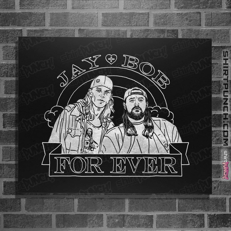Shirts Posters / 4"x6" / Black Jay & Bob