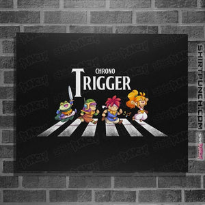 Daily_Deal_Shirts Posters / 4"x6" / Black Chrono Trigger Road