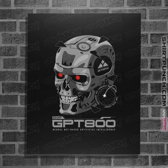Daily_Deal_Shirts Posters / 4"x6" / Black GPT800