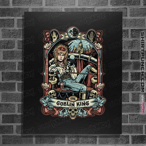 Daily_Deal_Shirts Posters / 4"x6" / Black The Goblin King Crest