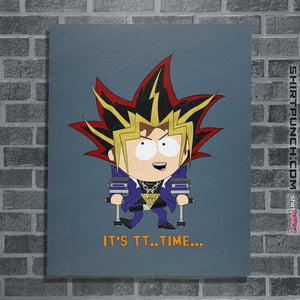 Daily_Deal_Shirts Posters / 4"x6" / Indigo Blue Duel Time