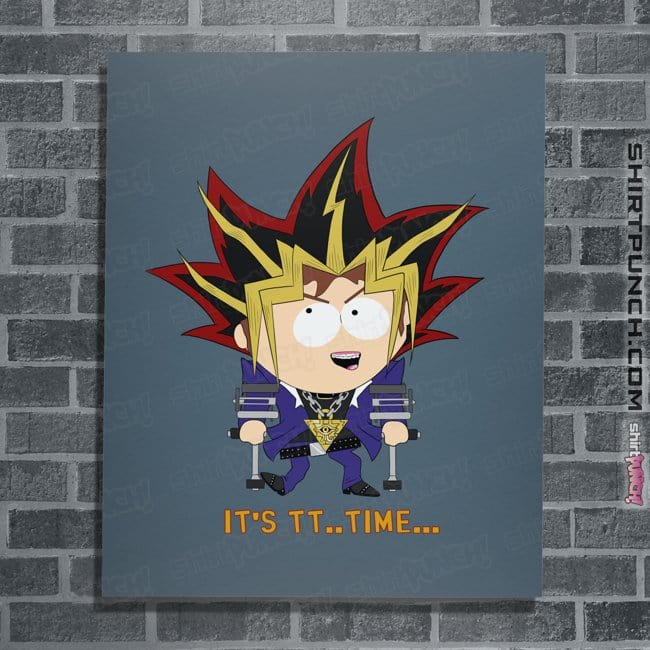 Daily_Deal_Shirts Posters / 4"x6" / Indigo Blue Duel Time