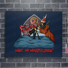 Load image into Gallery viewer, Secret_Shirts Posters / 4&quot;x6&quot; / Navy Make My Monster
