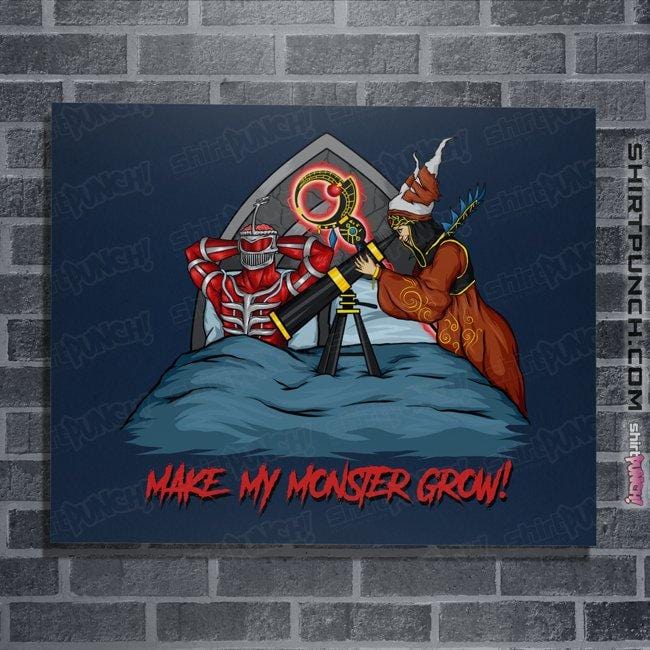 Secret_Shirts Posters / 4"x6" / Navy Make My Monster