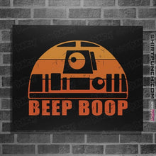 Load image into Gallery viewer, Daily_Deal_Shirts Posters / 4&quot;x6&quot; / Black Vintage Beep Boop

