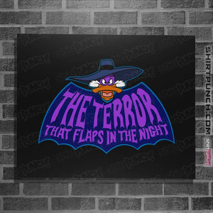 Shirts Posters / 4"x6" / Black The Terror That Flaps