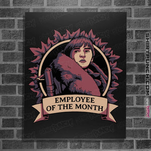 Shirts Posters / 4"x6" / Black Employee Of The Month
