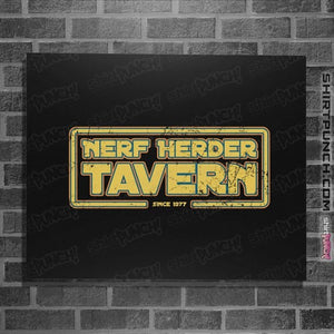 Shirts Posters / 4"x6" / Black Nerf Herder Tavern