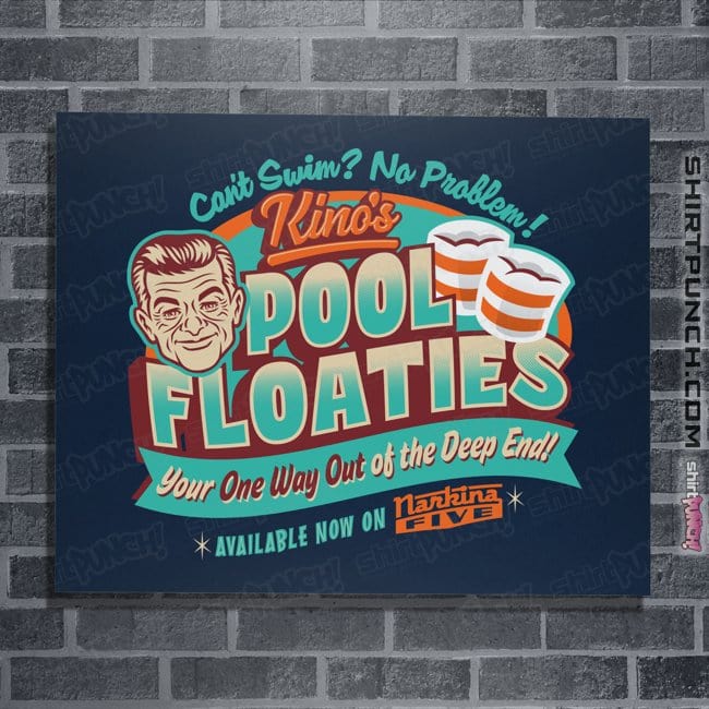 Secret_Shirts Posters / 4"x6" / Navy Kino's Floaties