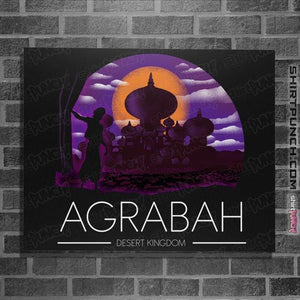 Shirts Posters / 4"x6" / Black Agrabah Desert Kingdom