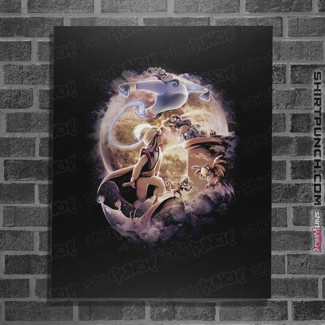 Secret_Shirts Posters / 4"x6" / Black The Arabian Nights