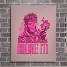 Load image into Gallery viewer, Daily_Deal_Shirts Posters / 4&quot;x6&quot; / Pink Charge It!

