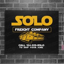 Load image into Gallery viewer, Daily_Deal_Shirts Posters / 4&quot;x6&quot; / Black Solo Freight Co.

