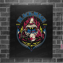 Load image into Gallery viewer, Daily_Deal_Shirts Posters / 4&quot;x6&quot; / Black Black Mage Kupo
