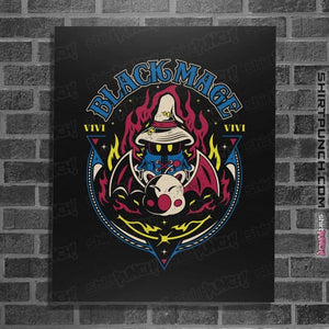 Daily_Deal_Shirts Posters / 4"x6" / Black Black Mage Kupo
