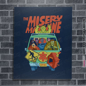 Secret_Shirts Posters / 4"x6" / Navy Misery Machine