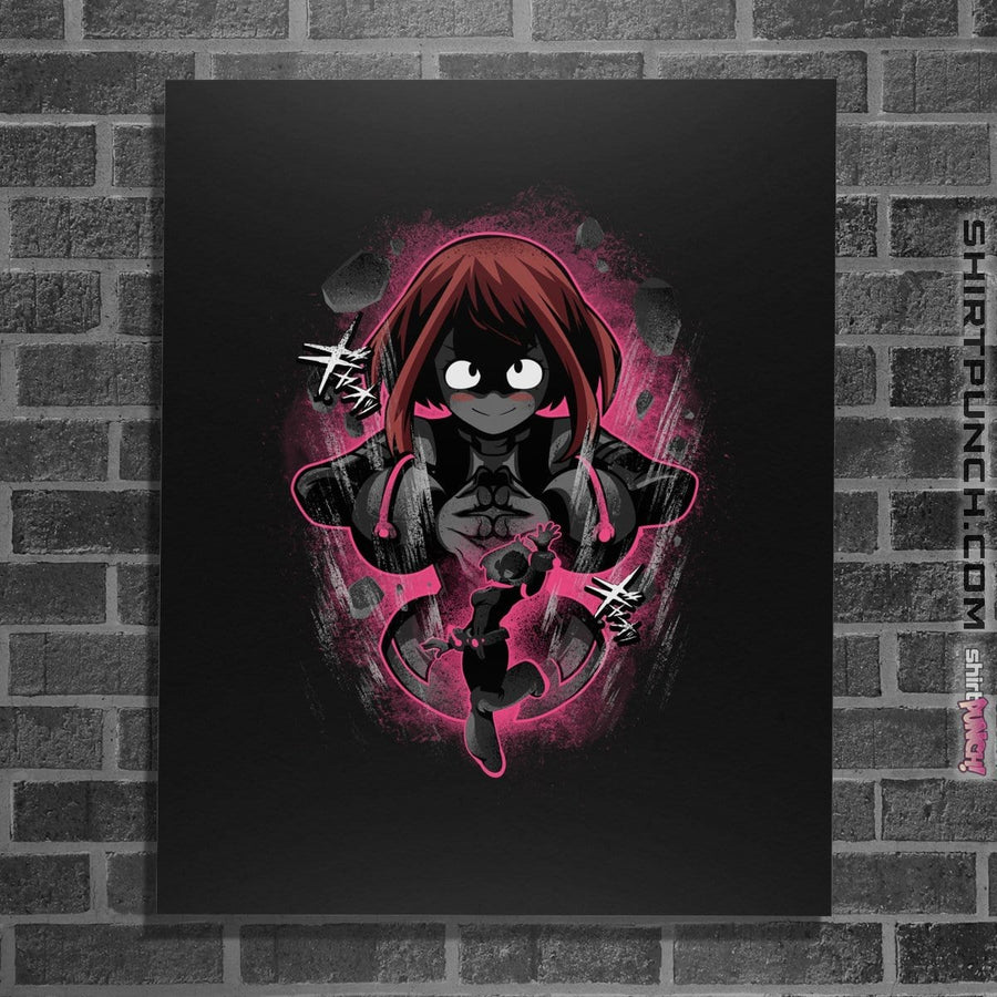 Shirts Posters / 4"x6" / Black Uravity Hero
