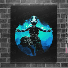 Load image into Gallery viewer, Daily_Deal_Shirts Posters / 4&quot;x6&quot; / Black Air Bender Orb
