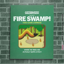 Load image into Gallery viewer, Last_Chance_Shirts Posters / 4&quot;x6&quot; / Irish Green Retro Fire Swamp
