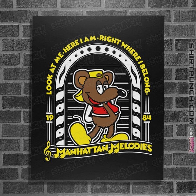 Shirts Posters / 4"x6" / Black Rizzo Melodies