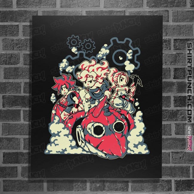 Secret_Shirts Posters / 4"x6" / Black Chrono Ages